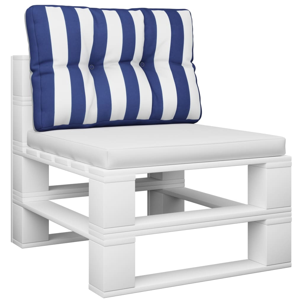vidaXL Palletkussen 50x40x12 cm stof antracietkleurig