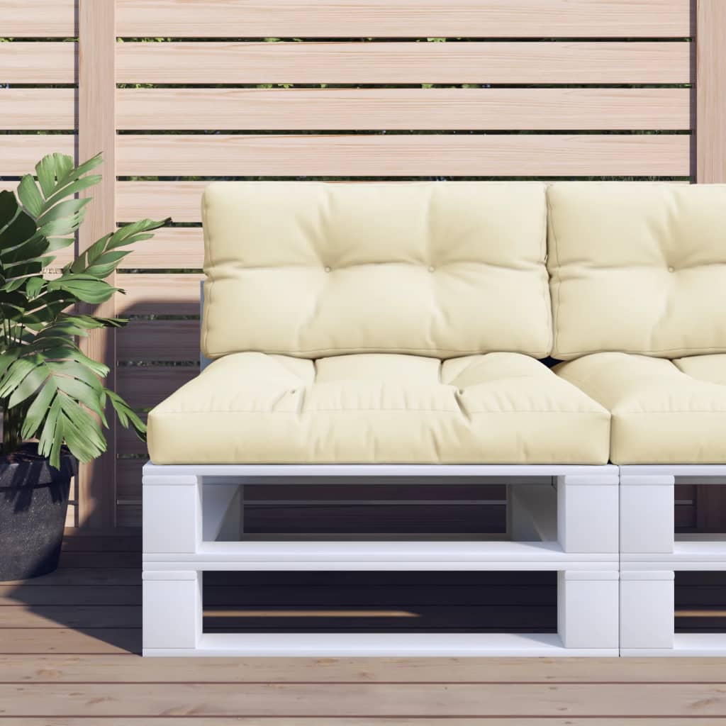 vidaXL Palletkussen 50x40x12 cm stof antracietkleurig