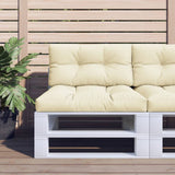 vidaXL Palletkussen 50x40x12 cm stof antracietkleurig
