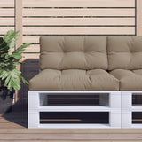vidaXL Palletkussen 50x40x12 cm stof antracietkleurig