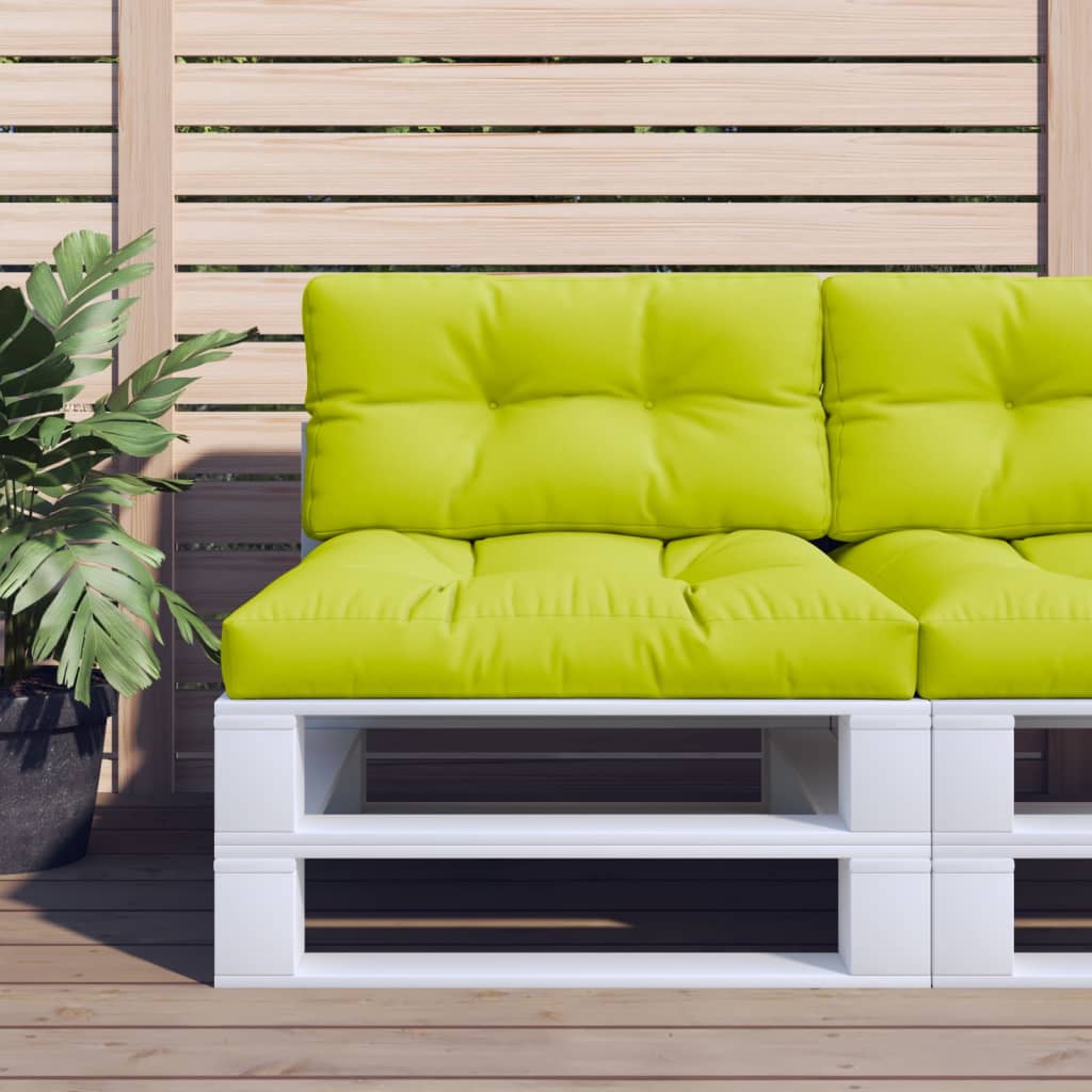 vidaXL Palletkussen 50x40x12 cm stof antracietkleurig
