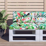 vidaXL Palletkussen 50x40x12 cm stof antracietkleurig