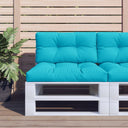 vidaXL Palletkussen 50x40x12 cm stof antracietkleurig