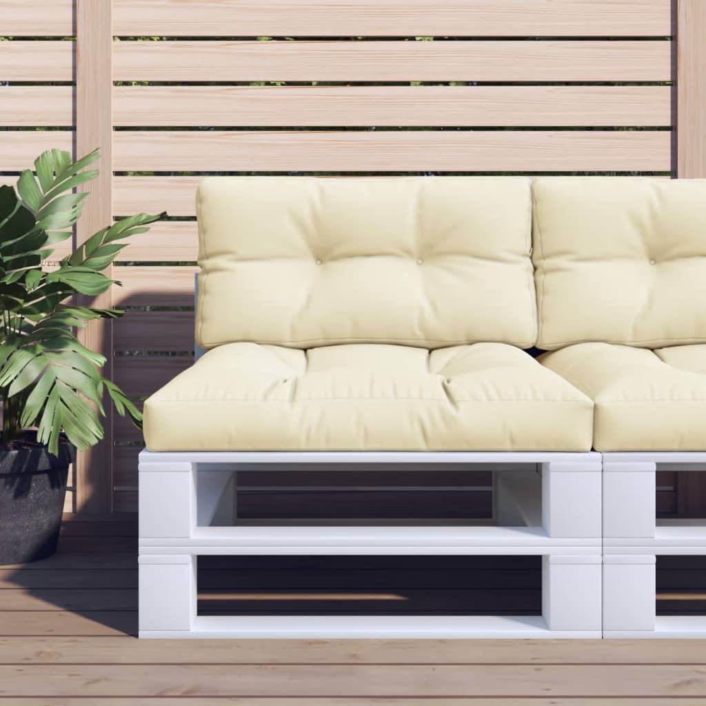 vidaXL Palletkussen 50x40x12 cm stof antracietkleurig