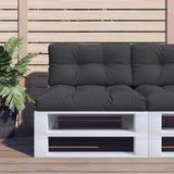 vidaXL Palletkussen 50x40x12 cm stof antracietkleurig