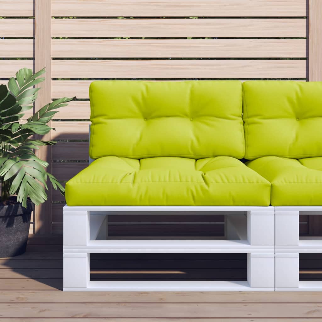 vidaXL Palletkussen 50x40x12 cm stof antracietkleurig