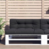 vidaXL Palletkussen 50x40x12 cm stof antracietkleurig