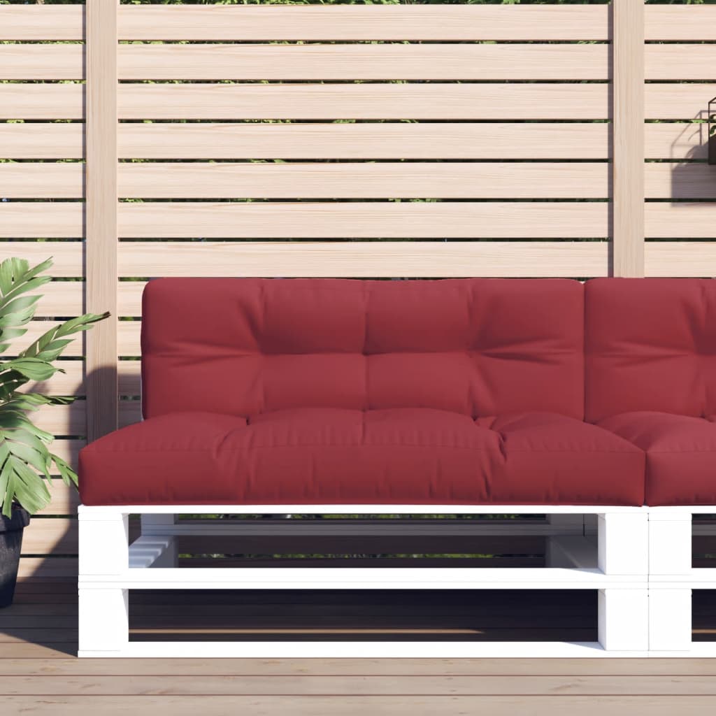 vidaXL Palletkussen 50x40x12 cm stof antracietkleurig