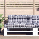 vidaXL Palletkussen 50x40x12 cm stof antracietkleurig