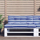 vidaXL Palletkussen 50x40x12 cm stof antracietkleurig