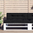 vidaXL Palletkussen 50x40x12 cm stof antracietkleurig