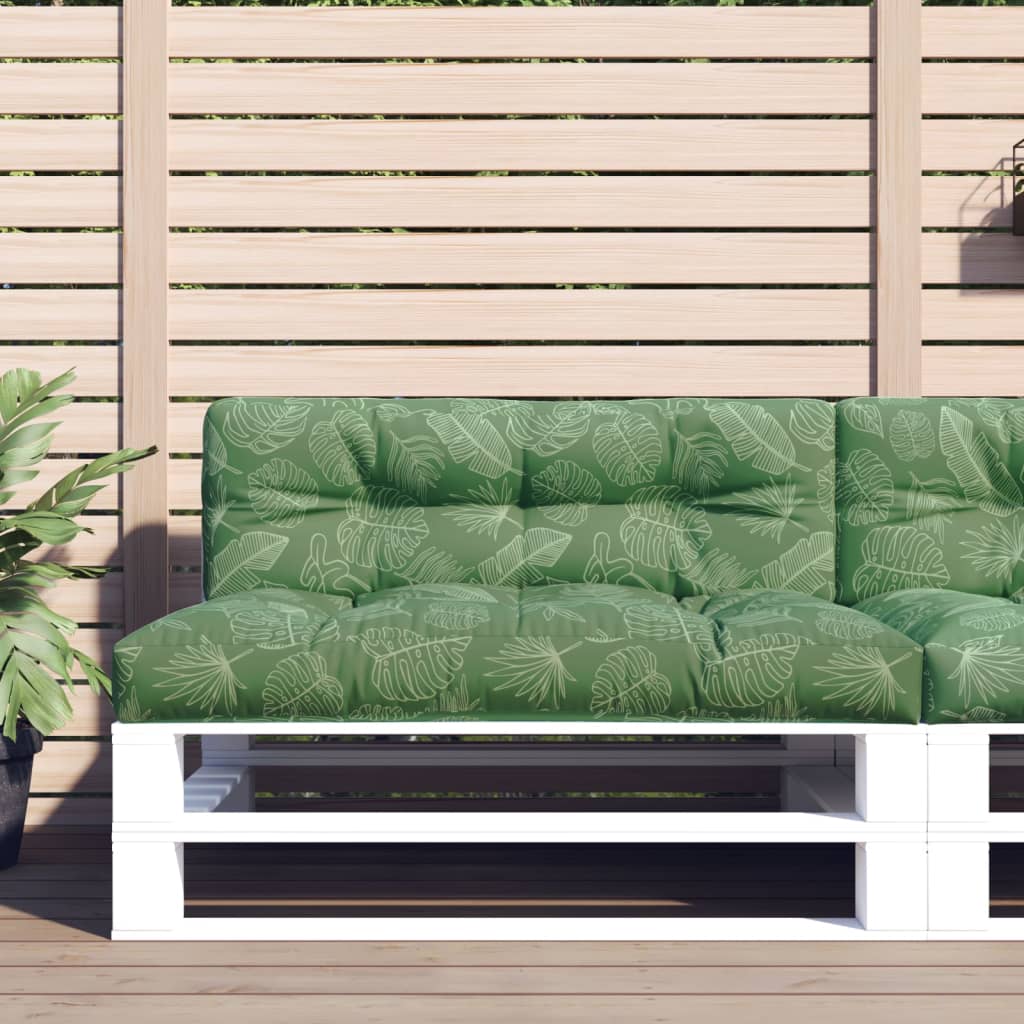 vidaXL Palletkussen 50x40x12 cm stof antracietkleurig