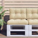 vidaXL Palletkussens 2 st stof antracietkleurig