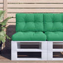 vidaXL Palletkussens 2 st stof antracietkleurig