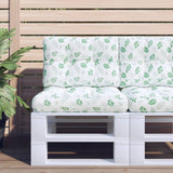 vidaXL Palletkussens 2 st stof antracietkleurig