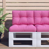 vidaXL Palletkussens 2 st stof antracietkleurig