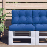 vidaXL Palletkussens 2 st stof antracietkleurig