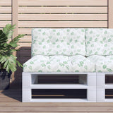vidaXL Palletkussens 2 st stof antracietkleurig