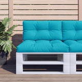vidaXL Palletkussens 2 st stof antracietkleurig