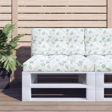 vidaXL Palletkussens 2 st stof antracietkleurig