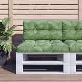vidaXL Palletkussens 2 st stof antracietkleurig