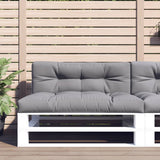 vidaXL Palletkussens 2 st stof antracietkleurig
