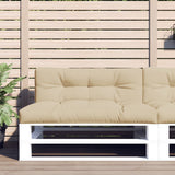 vidaXL Palletkussens 2 st stof antracietkleurig