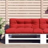 vidaXL Palletkussens 2 st stof antracietkleurig