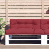 vidaXL Palletkussens 2 st stof antracietkleurig