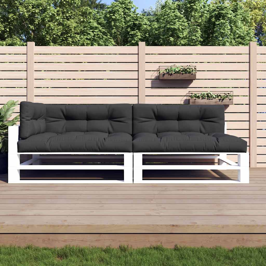 vidaXL Pallet Cushions 5 pcs Fabric Anthracite