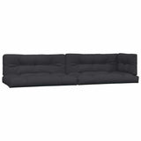 vidaXL Pallet Cushions 5 pcs Fabric Anthracite