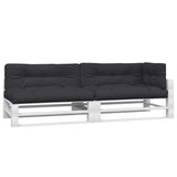vidaXL Pallet Cushions 5 pcs Fabric Anthracite