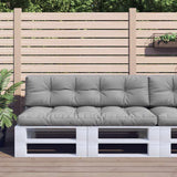 vidaXL Palletkussens 2 st stof antracietkleurig