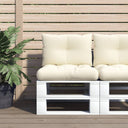 vidaXL Pallet Cushions 2 pcs Fabric Anthracite