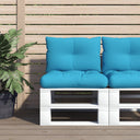 vidaXL Pallet Cushions 2 pcs Fabric Anthracite