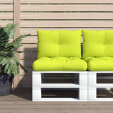 vidaXL Pallet Cushions 2 pcs Fabric Anthracite