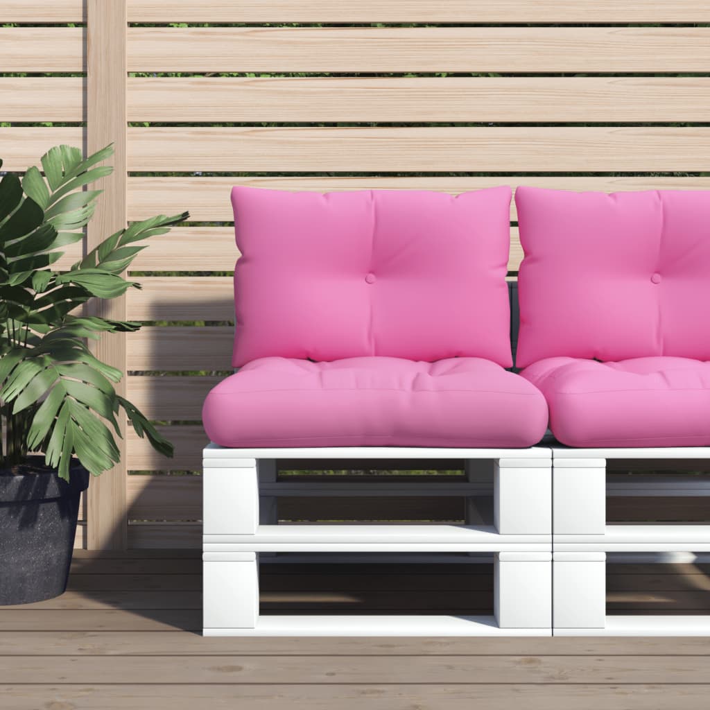 vidaXL Pallet Cushions 2 pcs Fabric Anthracite