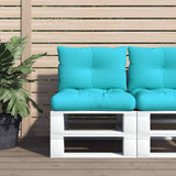 vidaXL Pallet Cushions 2 pcs Fabric Anthracite