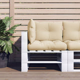 vidaXL Pallet Cushions 2 pcs Fabric Anthracite