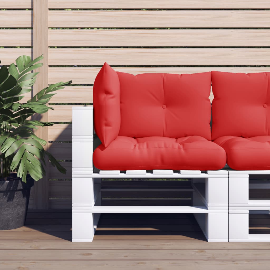 vidaXL Pallet Cushions 2 pcs Fabric Anthracite