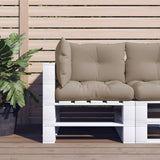 vidaXL Pallet Cushions 2 pcs Fabric Anthracite