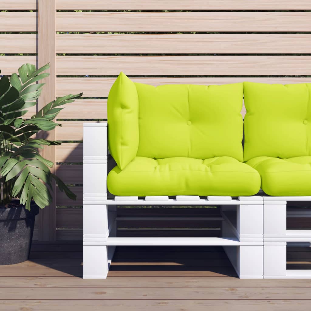 vidaXL Pallet Cushions 2 pcs Fabric Anthracite