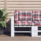 vidaXL Pallet Cushions 2 pcs Fabric Anthracite