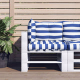 vidaXL Pallet Cushions 2 pcs Fabric Anthracite