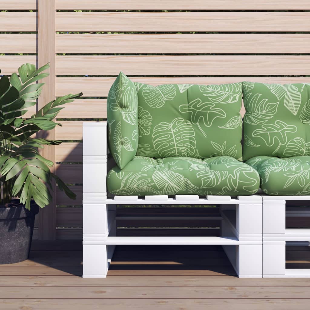 vidaXL Pallet Cushions 2 pcs Fabric Anthracite