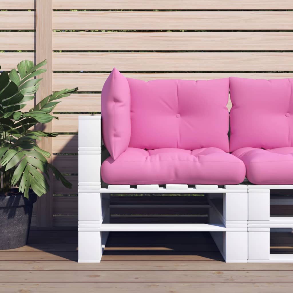 vidaXL Pallet Cushions 2 pcs Fabric Anthracite