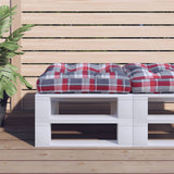 vidaXL Pallet Cushions 2 pcs Fabric Anthracite