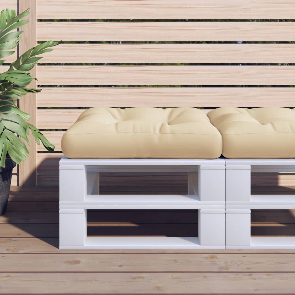 vidaXL Palletkussen 58x58x10 cm stof antracietkleurig
