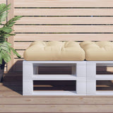 vidaXL Palletkussen 58x58x10 cm stof antracietkleurig