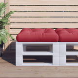 vidaXL Palletkussen 58x58x10 cm stof antracietkleurig